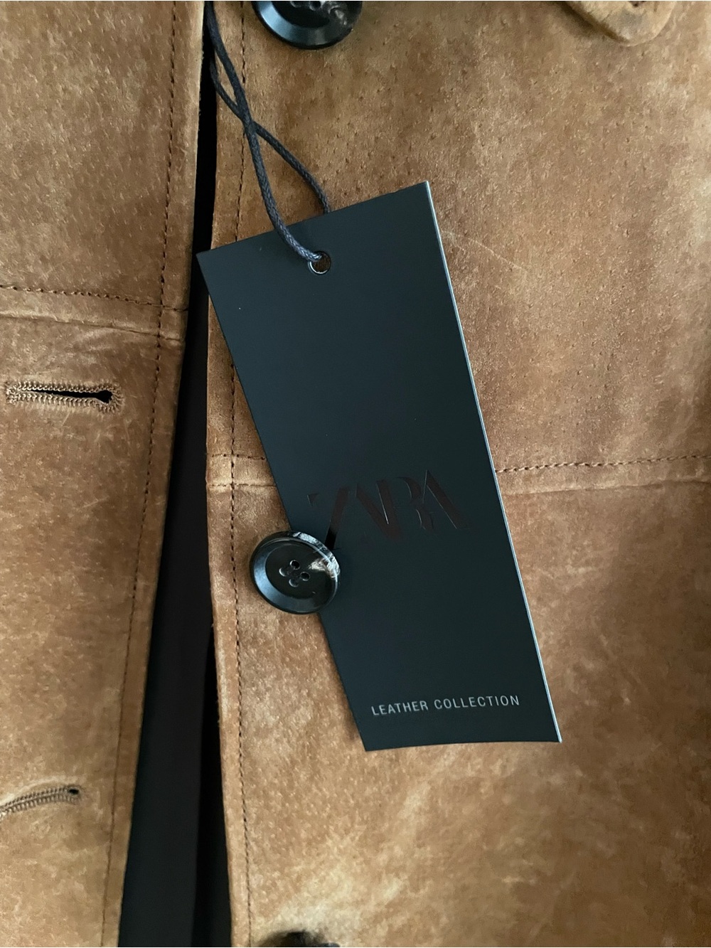 ZW Collection Limited Edition Suede Leather Jacket - Picture 6 of 9